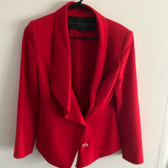 Rubin Singer Wool blazer in Cardinal red - Picture 1 of 3